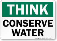 conserve-water-think-sign-s-1243
